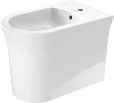 Floorstanding bidet, 2293100000 White High Gloss, Number of faucet holes per wash area: 1