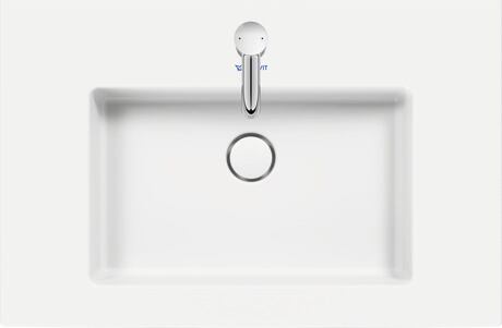 Wall Mounted Sink, 2363750060 White High Gloss, Number of basins: 1 Middle