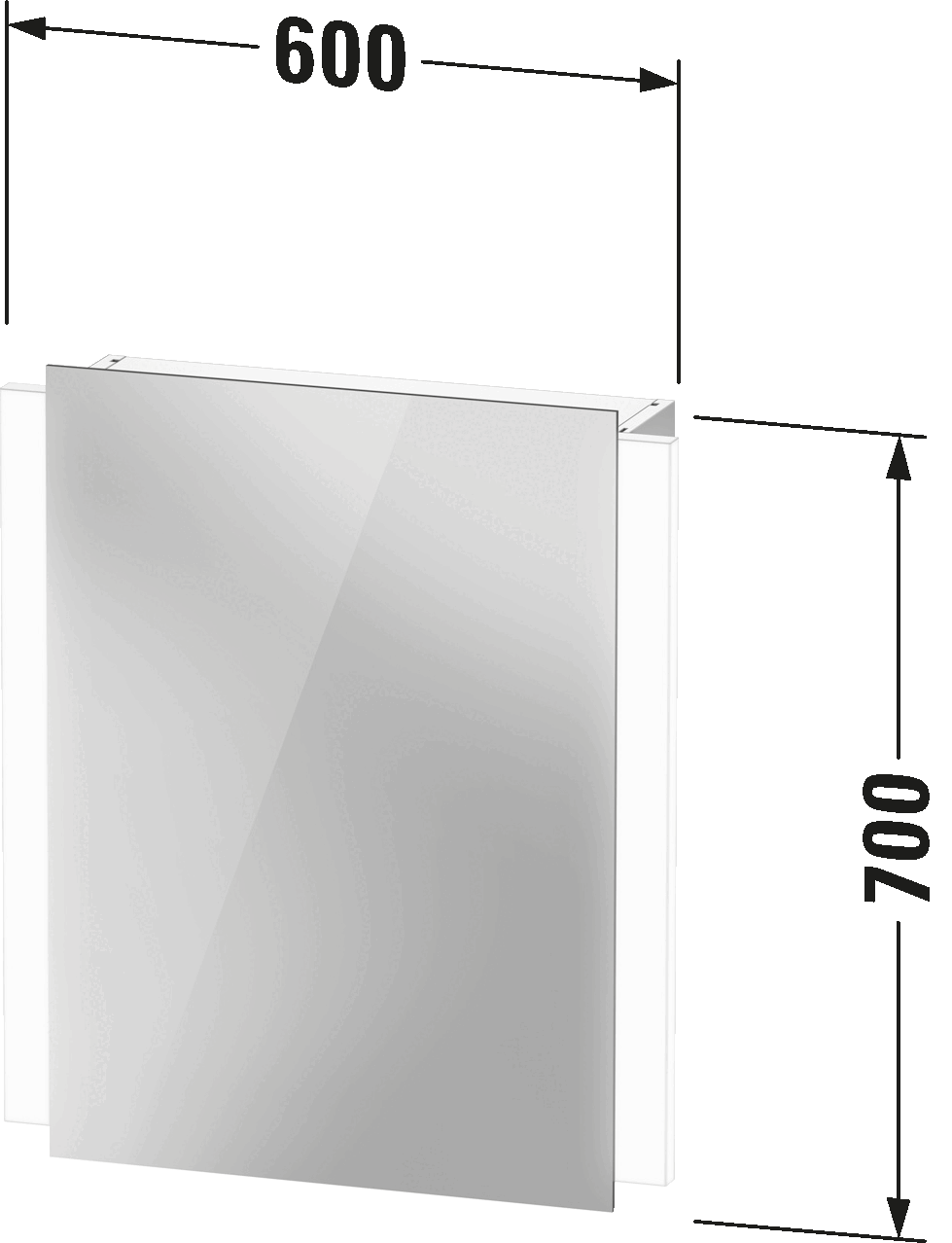 Mirror cabinet, K27135 L/R