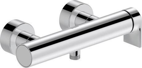 Single lever shower mixer for exposed installation, TU4230000010 Chrome, Connection type for water supply connection: S-connections, Flow rate (3 bar): 13 l/min