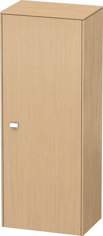 Semi-tall cabinet Individual, BR1341R1030 Hinge position: Right, Natural oak Matt, Decor, Handle Chrome
