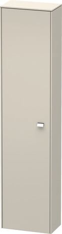 高浴柜 分别, BR1342L1091 铰链位置: 左, 灰褐色 哑光, 饰面, 把手 镀铬