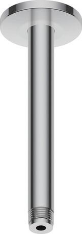 Braccio doccia, UV0670025010 Tipo di installazione: Installazione a soffitto, Lunghezza del braccio doccia: 200 mm, Cromo