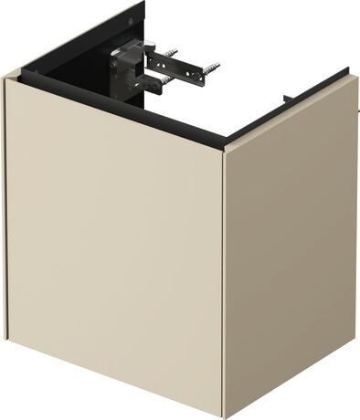 Vanity unit wall-mounted, WT4240L6060 taupe Satin Matt, Lacquer