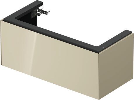 Vanity unit wall-mounted, WT42420H3H3 taupe High Gloss, Lacquer