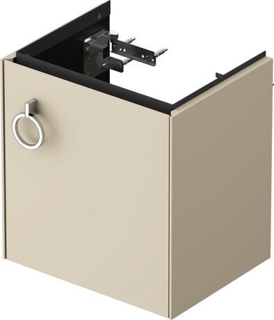 Vanity unit wall-mounted, WT4250R6060 taupe Satin Matt, Lacquer