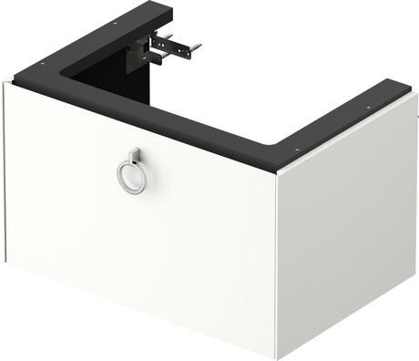 Vanity unit wall-mounted, WT425103636 White Satin Matt, Lacquer