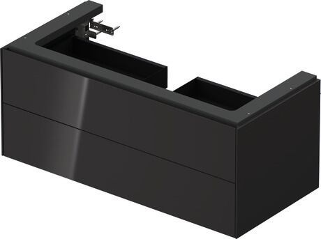 Vanity unit wall-mounted, WT43420H1H1 Graphite High Gloss, Lacquer