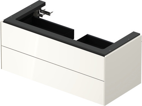 Vanity unit wall-mounted, WT43420H4H4 Nordic white High Gloss, Lacquer
