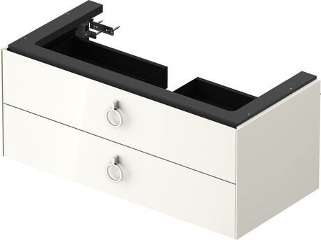 Vanity unit wall-mounted, WT43520H4H4 Nordic white High Gloss, Lacquer