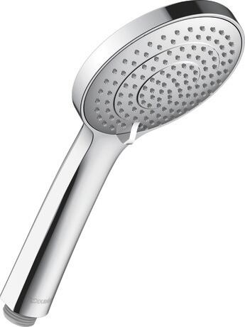 Hand shower 3jet, UV0650016C10 Chrome, Ø 110 mm, Flow rate (3 bar): 9 l/min
