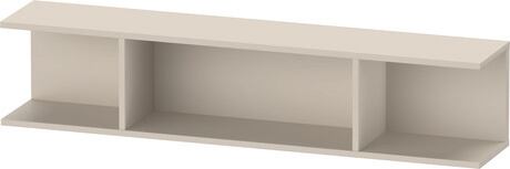 Wall shelf, K21208083830000 taupe, Highly compressed three-layer chipboard
