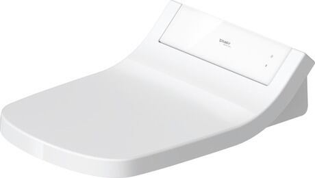 Shower toilet seat, 613200012004300 White, Seat material type: Thermoplastic, Lid material type: Thermoplastic, Seat heater, Remote control, App, Odour extraction, Protection type: IPX4