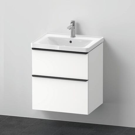 Furniture washbasin with vanity unit, DE0147018180000 White Matt, Decor