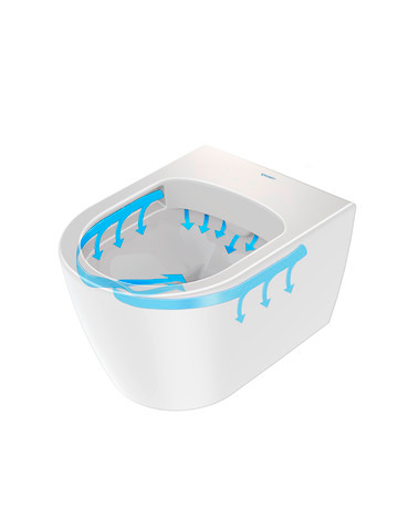 Fali WC Compact, 2590090000 fehér Magasfényű, Öblítővíz mennyisége:/3 l