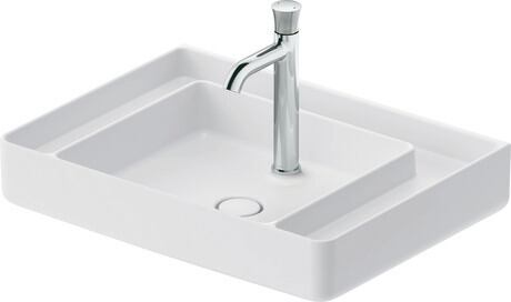 Washbasin, 2379653000 White Satin Matt, HygieneGlaze, Number of washing areas: 1, Number of faucet holes per wash area: 1 Middle, Overflow: No