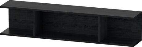 Wall shelf, K21208016160000 Black oak, Highly compressed three-layer chipboard