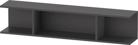 Wall shelf, K21208049490000 Graphite, Highly compressed three-layer chipboard