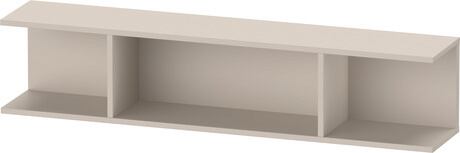 Wall shelf, K21208091910000 taupe, Highly compressed three-layer chipboard