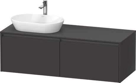 Mueble bajo lavabo para encimera, K24888L80800000 Grafito Supermate, Decoración