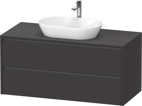 Mueble bajo lavabo para encimera, K24897080800000 Grafito Supermate, Decoración