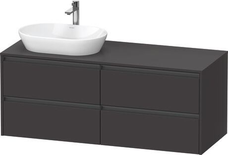 Mueble bajo lavabo para encimera, K24898L80800000 Grafito Supermate, Decoración