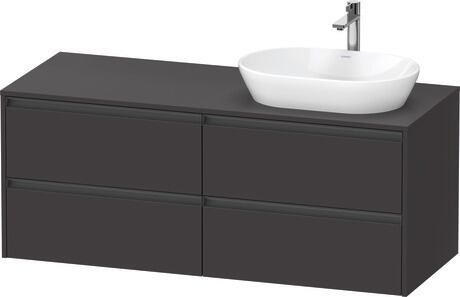Mueble bajo lavabo para encimera, K24898R80800000 Grafito Supermate, Decoración