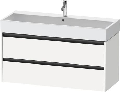 Vanity unit wall-mounted, K25279018180000 White Matt, Decor