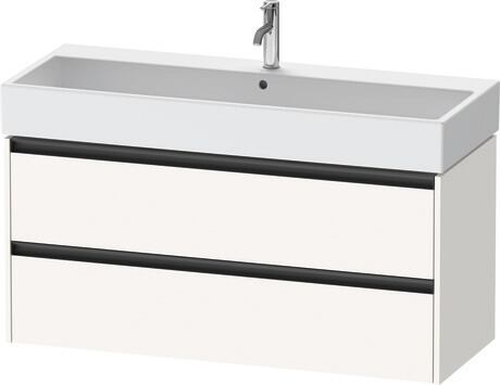 Vanity unit wall-mounted, K25279084840000 White Super Matt, Decor