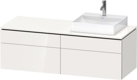 Mueble bajo lavabo para encimera, LC4870R22220B00 Blanco Brillante, Decoración, Distribución interior Integrado/a