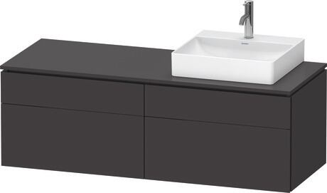 Mueble bajo lavabo para encimera, LC4870R80800B00 Grafito Supermate, Decoración, Distribución interior Integrado/a