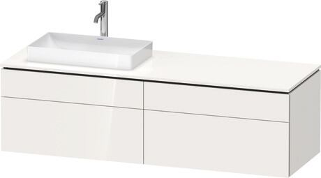 Mueble bajo lavabo para encimera, LC4871L22220B00 Blanco Brillante, Decoración, Distribución interior Integrado/a