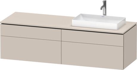 Console wastafelonderbouw hangend, LC4871R91910000 Taupe Mat, Decor