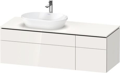 Console vanity unit wall-mounted, LC4877022220000 White High Gloss, Decor