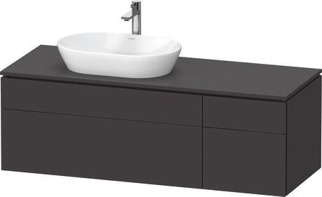 Mueble bajo lavabo para encimera, LC4877080800B00 Grafito Supermate, Decoración, Distribución interior Integrado/a
