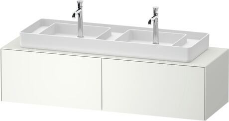 Console vanity unit wall-mounted, WT4866036360000 White Satin Matt, Lacquer