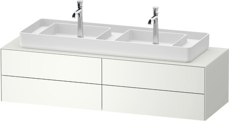 Mueble bajo lavabo para encimera, WT4869036360F00 Blanco Satén mate, Lacado, Distribución interior Integrado/a