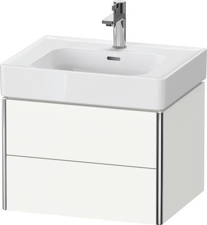 Mueble bajo lavabo suspendido, XS4378036360A00 Blanco Satén mate, Lacado, Distribución interior Integrado/a