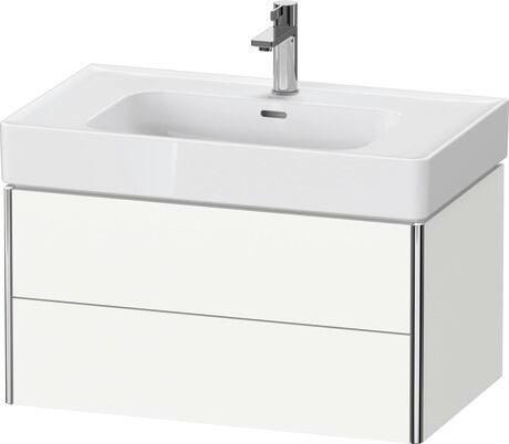 Mueble bajo lavabo suspendido, XS4399036360A00 Blanco Satén mate, Lacado, Distribución interior Integrado/a