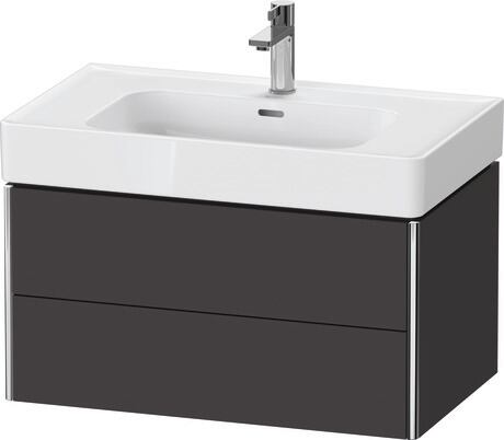 Mueble bajo lavabo suspendido, XS4399080800A00 Grafito Supermate, Decoración, Distribución interior Integrado/a