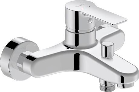 Single lever bathtub mixer for exposed installation, A15230001
