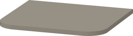 Cover plate, HP030009292 Stone grey Satin Matt, Highly compressed MDF panel