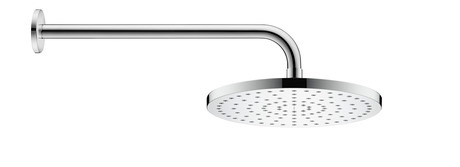 Showerhead 1jet 250, UV0660018010 Plastic, Type of mounting: Wall installation, Ceiling mount, Flow rate (3 bar): 21 l/min, 1 Jet, Chrome High Gloss