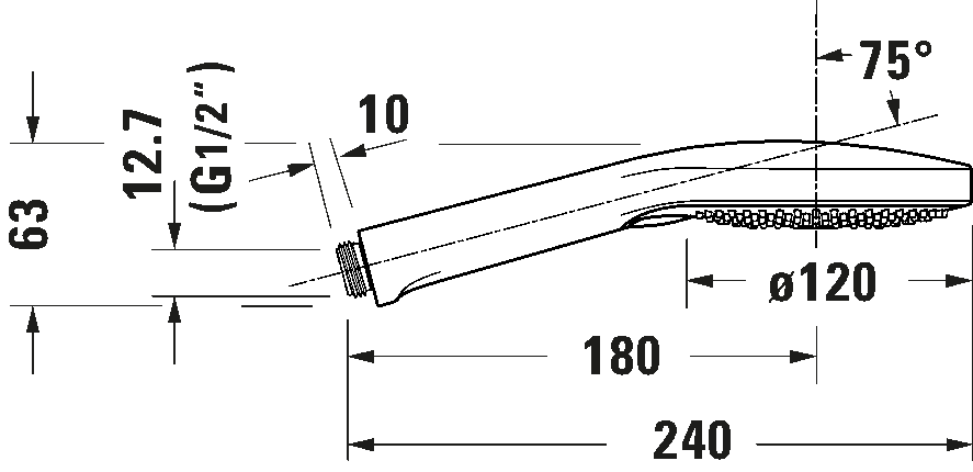 Håndbruser 3jet Click!, UV0650017