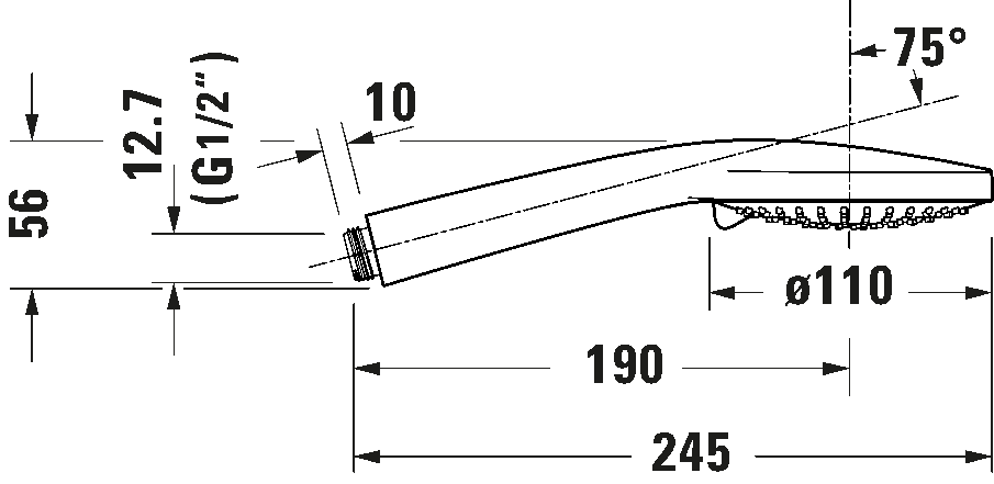 Handdouche 3jet, UV0650015