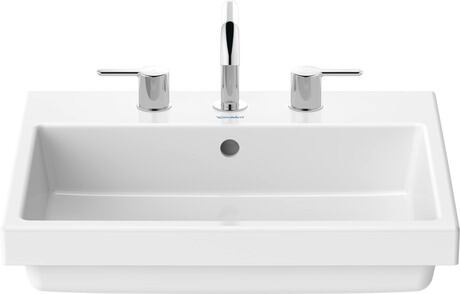 Sink, 0383550030 White High Gloss, Number of faucet holes: 3, Soap dispenser position: Left, cUPC listed: No