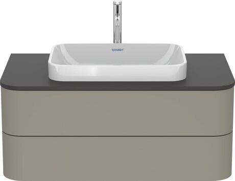 挂壁式浴柜台面, HP497109292 石灰色 哑光缎面, 清漆