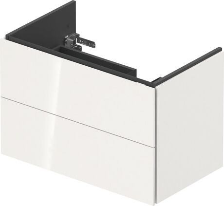 Vanity unit wall-mounted, LC629202222 White High Gloss, Decor