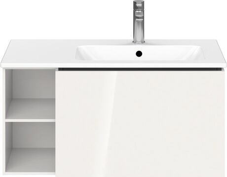 Vægmonteret vaskeskab, LC619202222 Hvid Højglans, Dekor