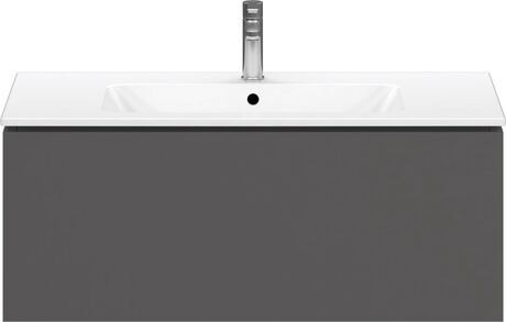 Vanity unit wall-mounted, LC614204949 Graphite Matt, Decor